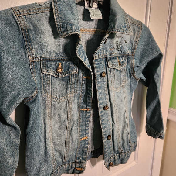 Kid's Disney Nightmare Before Christmas Jean Jacket Size 7/8 - Picture 3 of 10